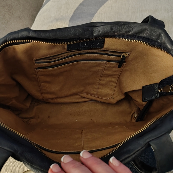 HOBO Navy Quilted Tote Bag - Picture 2 of 3